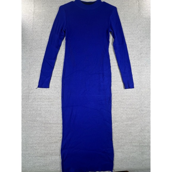 J. Crew Dresses & Skirts - J Crew women's Ribbed sweater-dress Size Small Travel Rib Dress Oxford Royal
